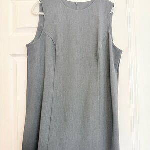 H&M Sleeveless Gray Shift Dress